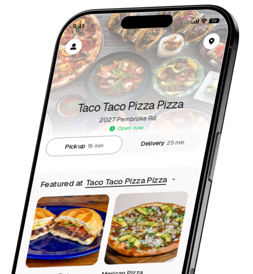 Taco Taco Pizza Pizza app preview