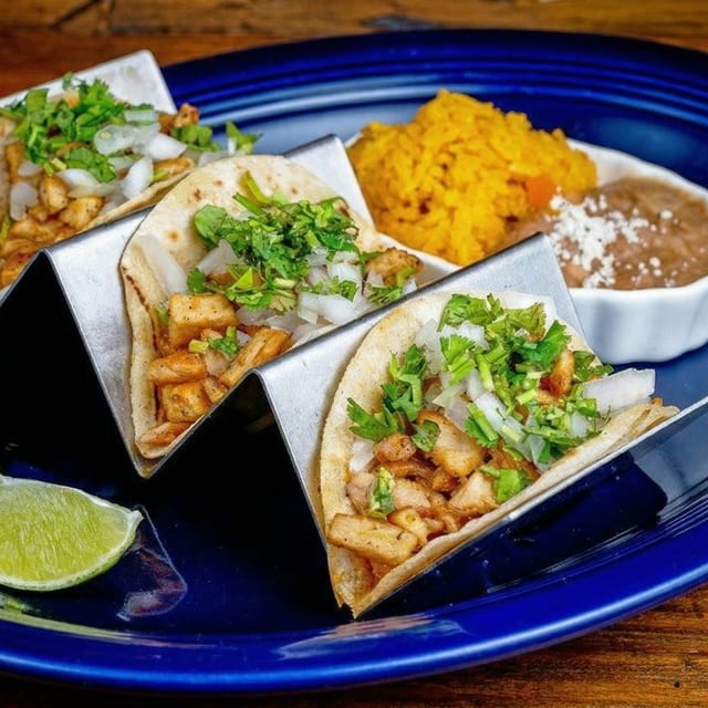 Chicken/Pollo Taco Combo.