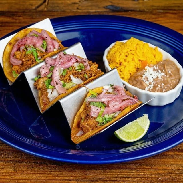 Cochinita Pibil Taco.