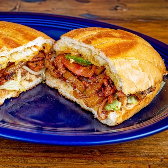 Norteña Torta (With Light Spicy Pork/Con Carne Al Pastor).